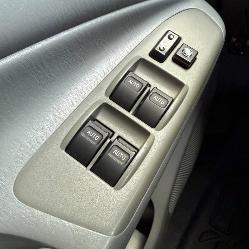 Main Driving Window Switch with Illumination Auto Down/Up for Toyota Tacoma 2005-2011 (Orange Lighted)