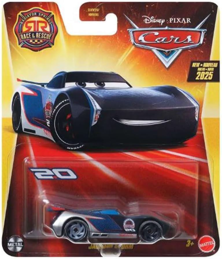 Mattel Cars Radiator Springs Race and Rescue 2025 1:55 Scale Diecast Vehicles (Jackson Storm) โ image 1