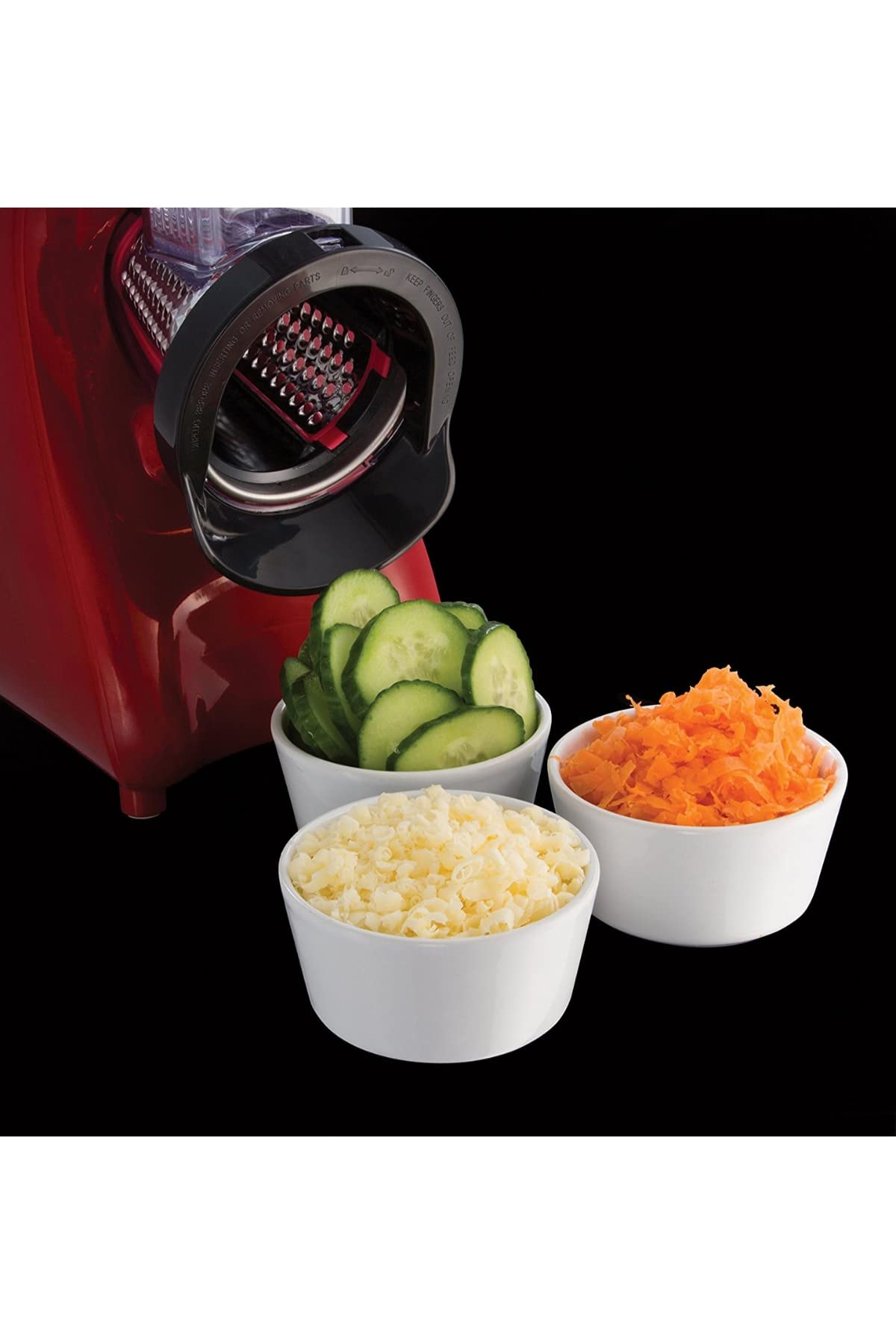 Russell Hobbs Affetta Verdure, Grattuggia Elettrica, Affetta Insalata, Elettrico, Tre Funzioni Grattuggia: Grosso, Fine, A Fette, 200 W, Slice And Go, 22280-56