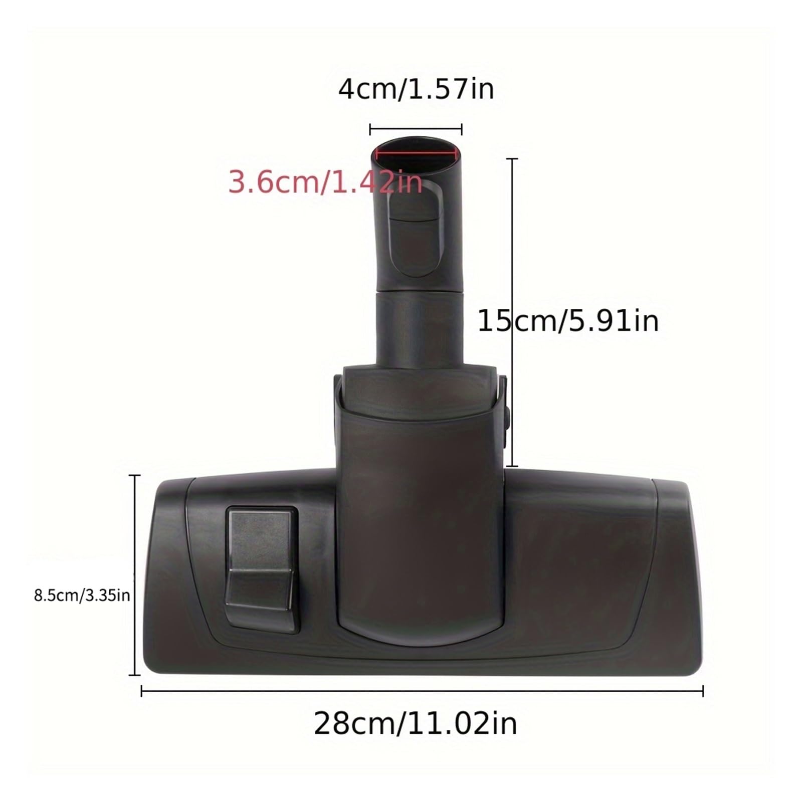 Universal-Staubsauger-Bodenbürstenkopf 32 Mm, Hartboden-Teppich