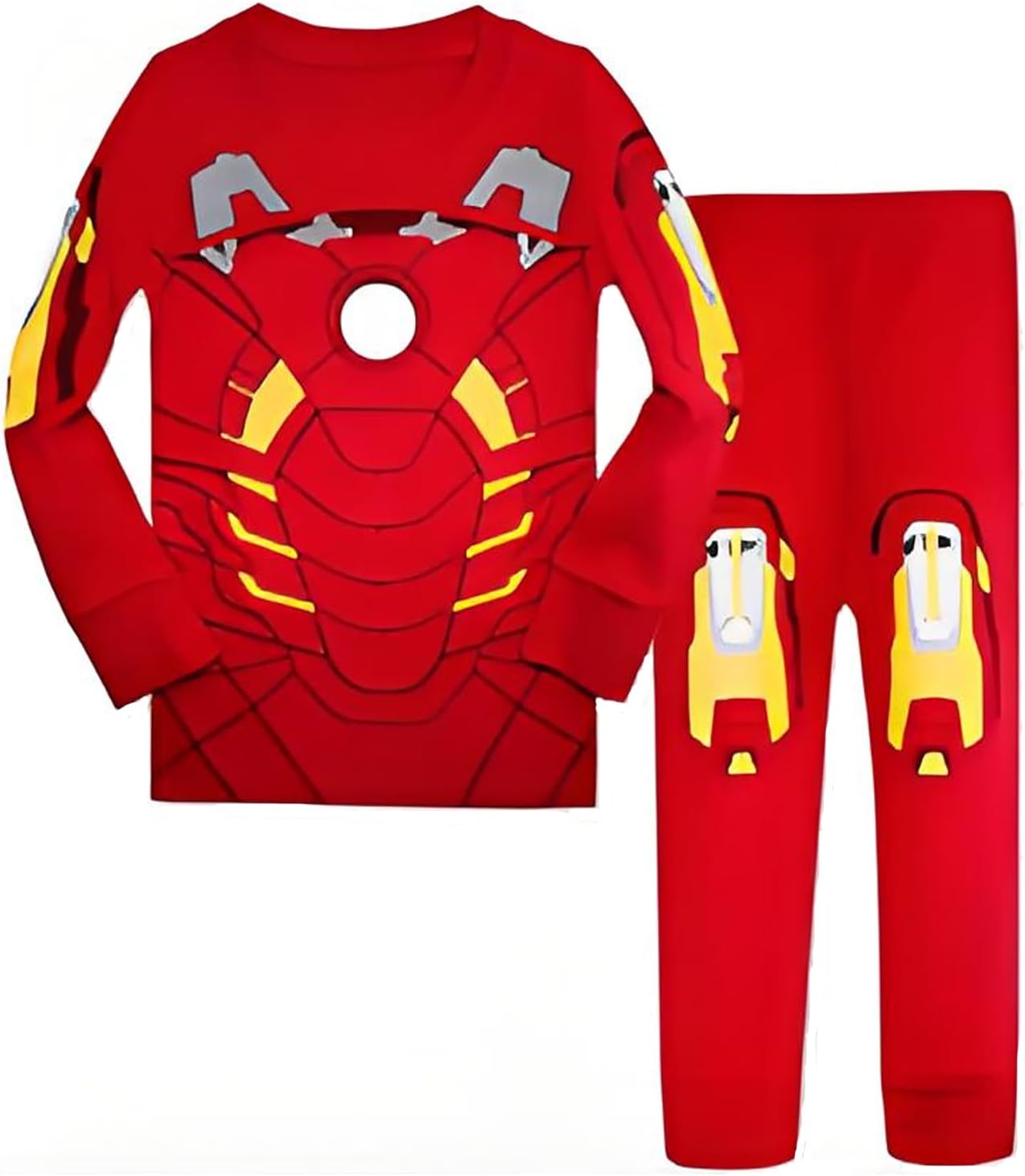 N'aix Little Boys Cotton Pajamas Kid`s Cartoon Sleepwears Pjs 2 Piece Set