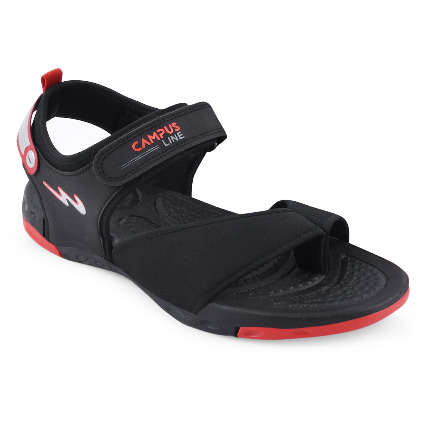 Campus Mens GC-2306 BLK/RED Sports Sandals - 9UK/India GC-2306 (B0BCQTTH6Q) Amazon Price History, Amazon Price Tracker