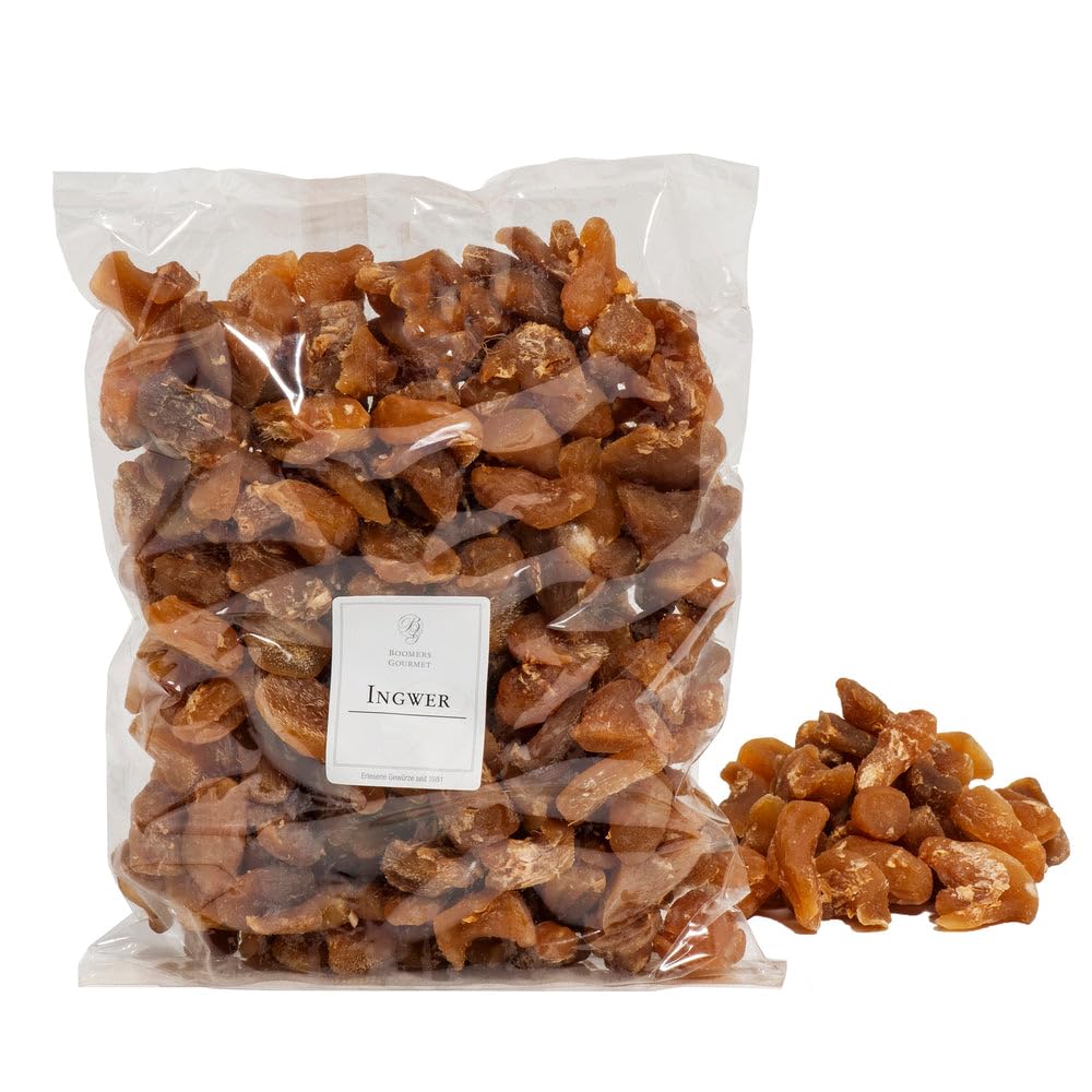 Boomers Gourmet - getrockneter Ingwer, ungeschwefelt - 1 kg - 1000 g