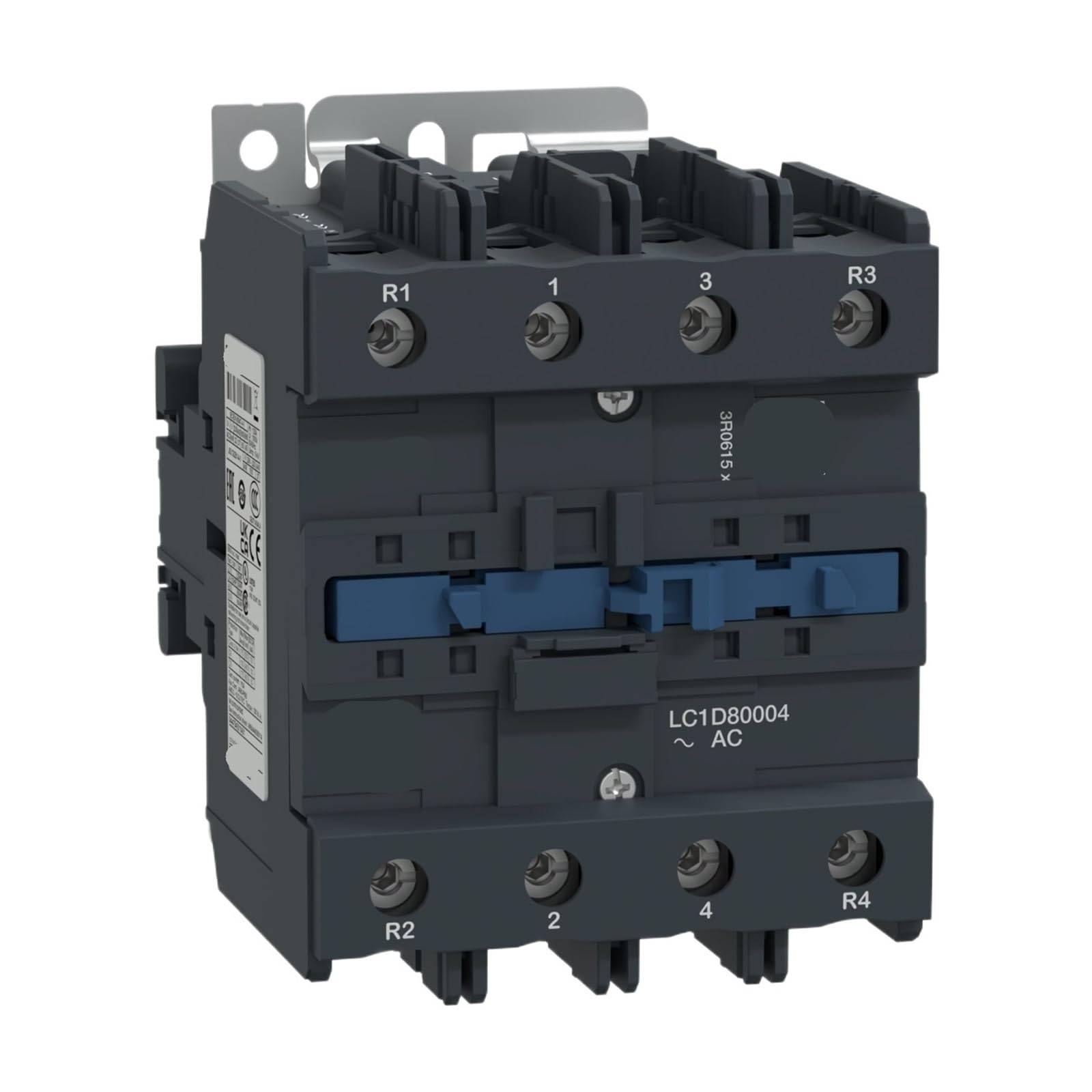 TPKMVGAP LC1D80004M7 contactor - 4P(4 NO) - AC-1 = 440 V 125 A - 220 V AC 50/60 Hz coil
