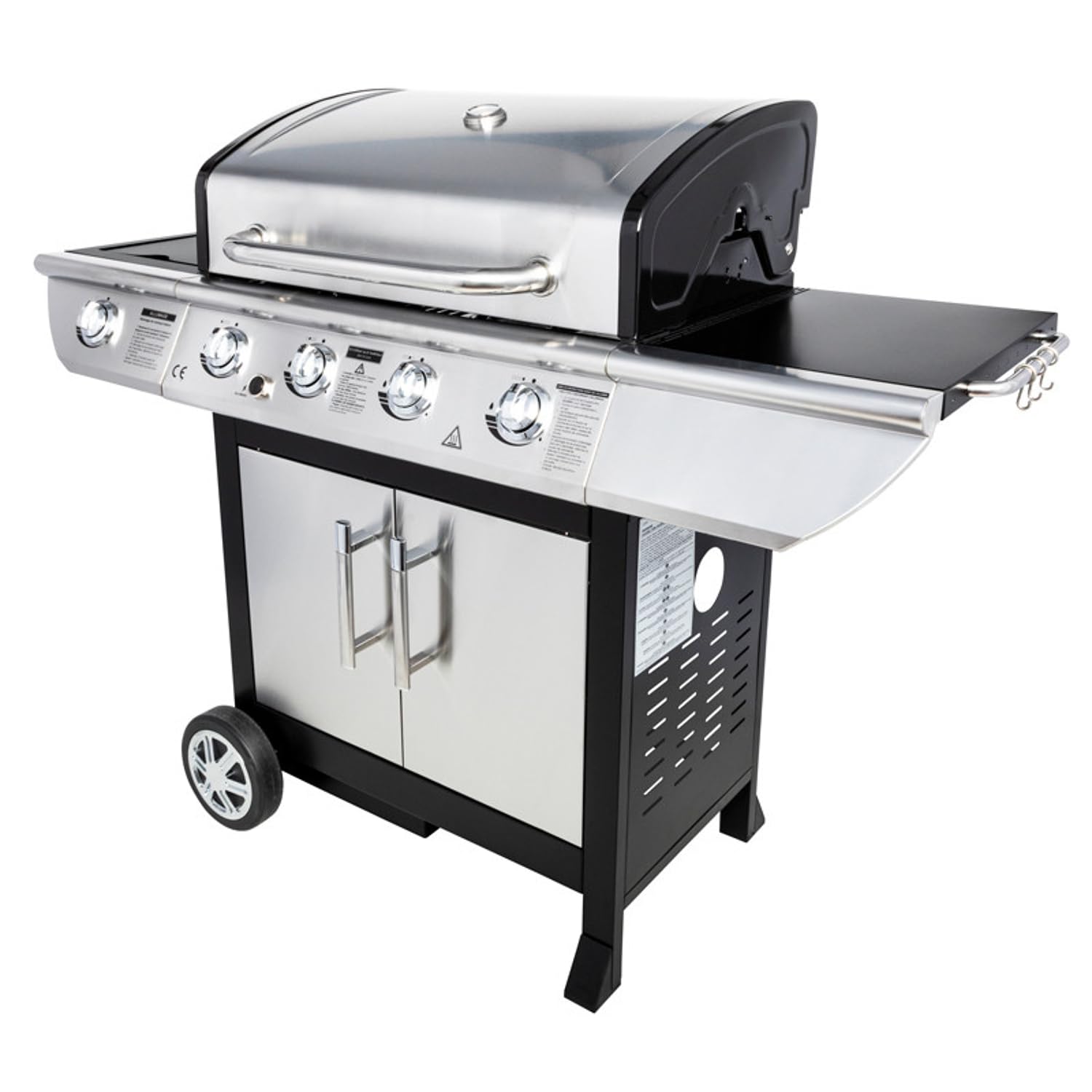 Barbecue au gaz BRISBANE - 4 brûleurs 14kW + réchaud