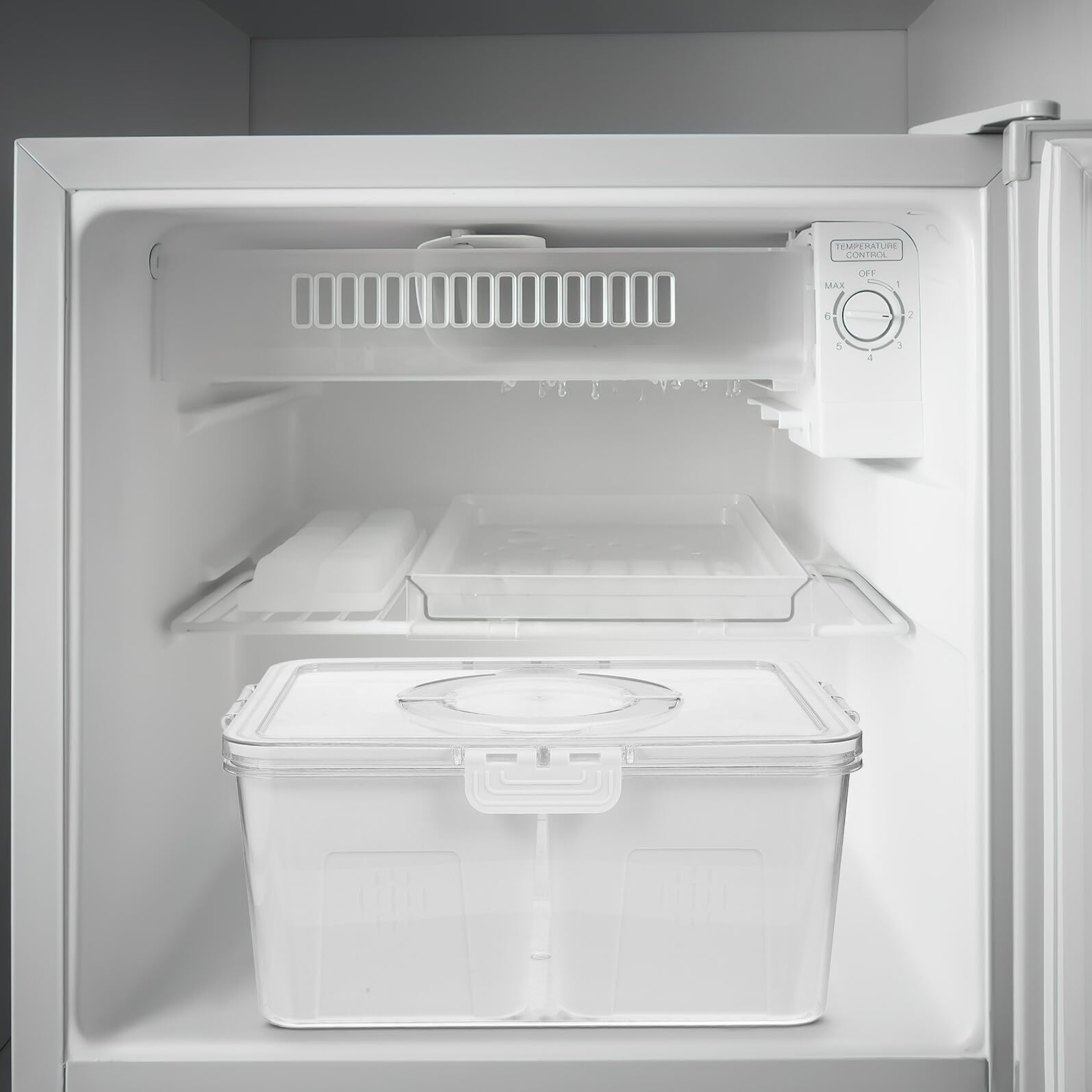 Healifty Caja de Conservación de Alimentos para Cocina y Refrigerador Contenedores para Almacenar Alimentos Tapa para Mantener Frutas y Verduras en Buen Estado