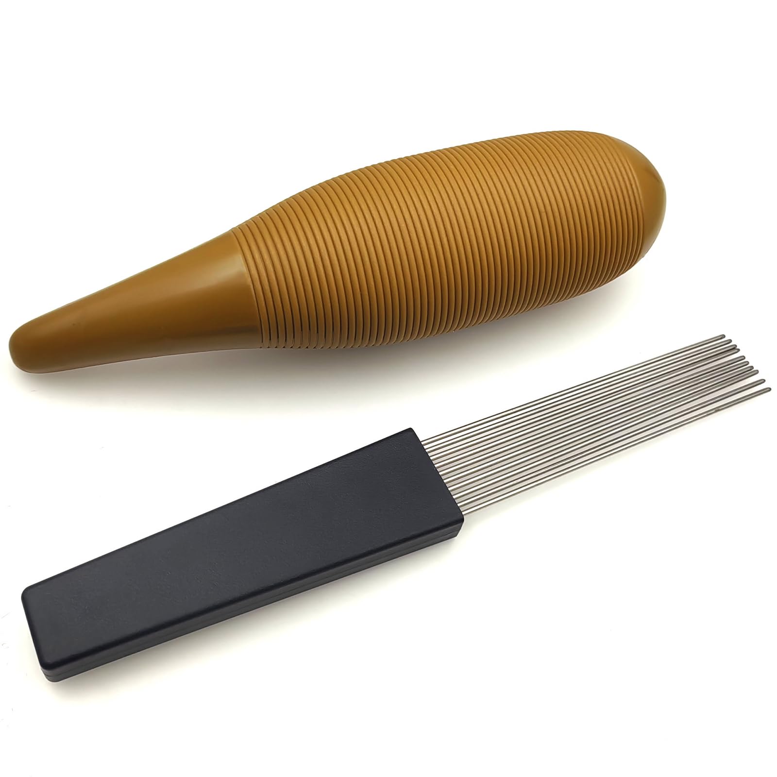 Strumento Guiro a forma di pesce con raschietto, percussione latina portatile per principianti, suono in legno ABS per allenamento musicale e accompagnamento banda