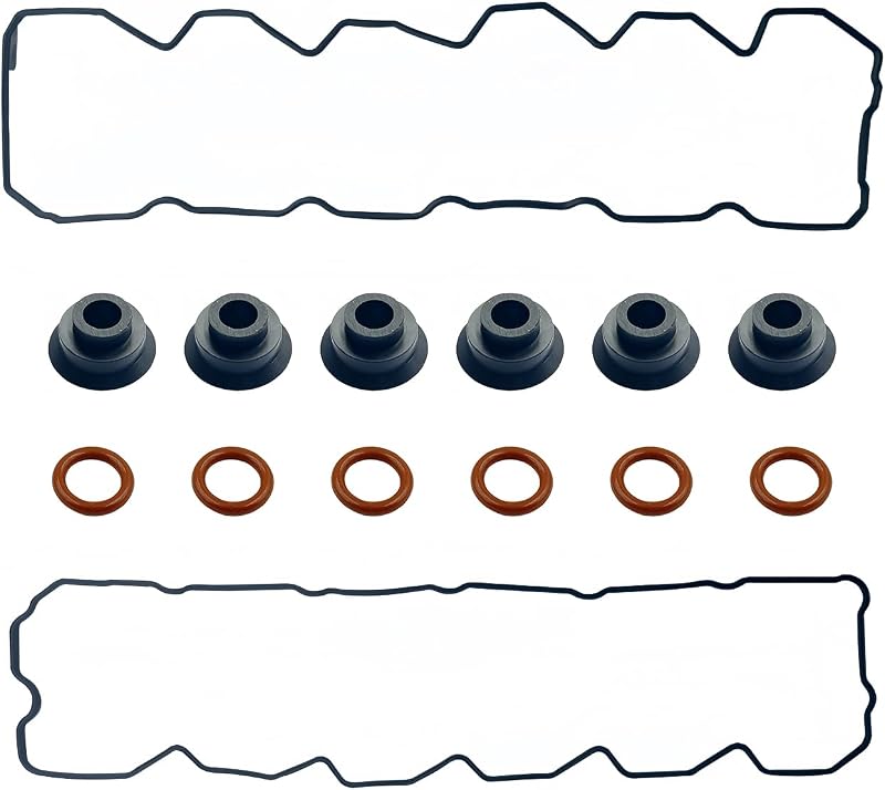 Kit de Juntas da Tampa de Válvulas Superior e Caixa dos Balancins Vrytos para Dodge Ram 2500 e 3500 5.9L Diesel – 14 peças