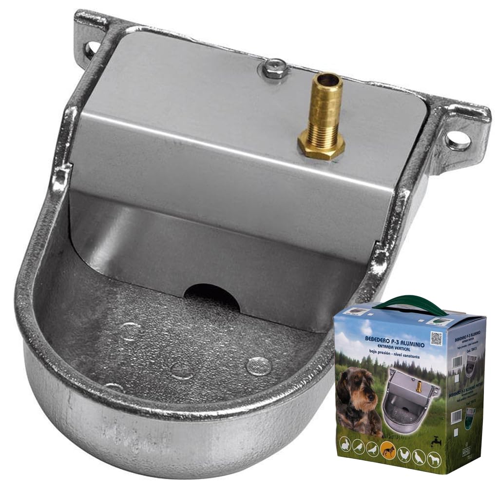 Abbeveratoio per cani automatico | abbeveratoio per cani | Bevitore d'acqua per cani 12 x 16 x 6 cm | abbeveratoio per cani alluminio parete | Dispenser d'acqua da parete automatico | Fornitore acqua