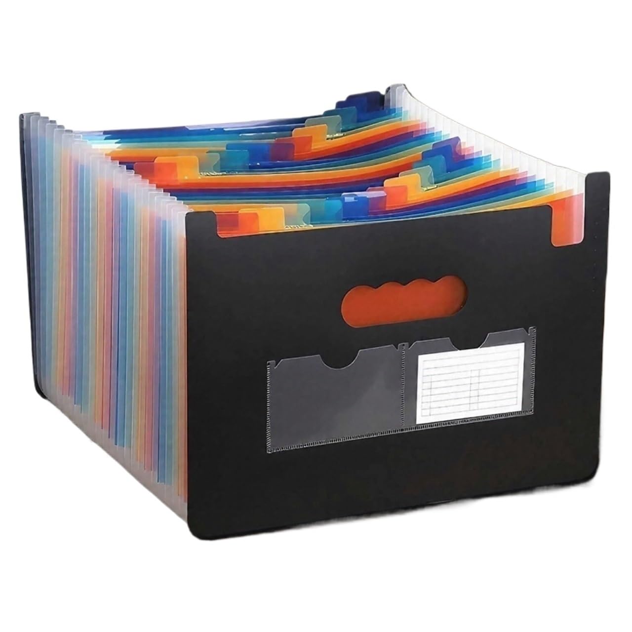 Organizer a Fisarmonica, Borsa Impermeabile for Documenti da Ufficio con griglia for Fisarmonica 13/25(25 Pockets)