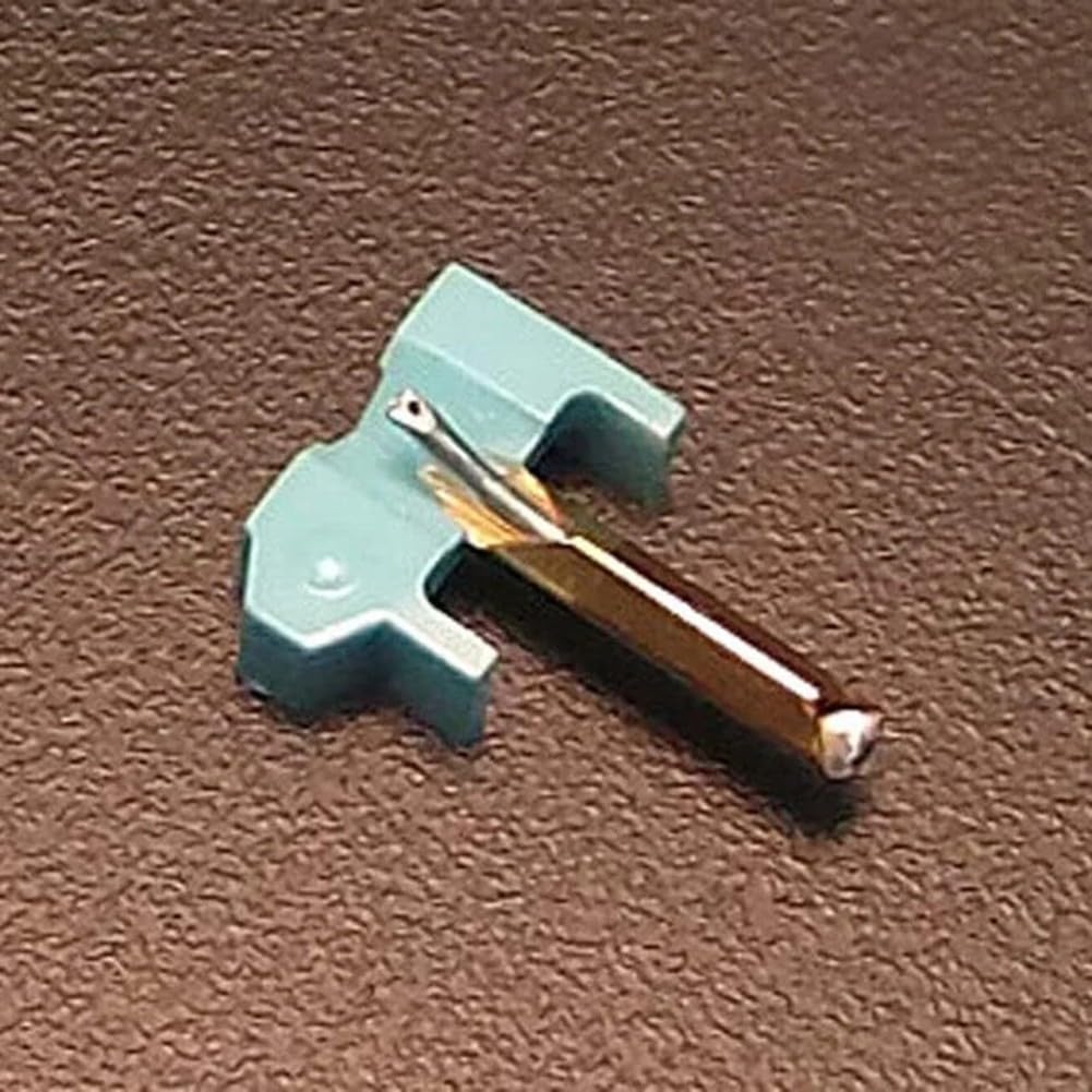 Puntina di ricambio per SHURE N44C M44C M80E - Ago blu per cartuccia ABS compatibile con AP76 105 M44E M55E N55, ago per giradischi per musicisti in vinile