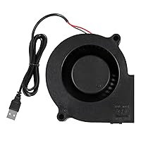 Vista 12 de UMLIFE 2 PCS 75mm 5V USB Fan 75mm x 15mm Fan 5V USB DC Brushless Cooling Blower Fan