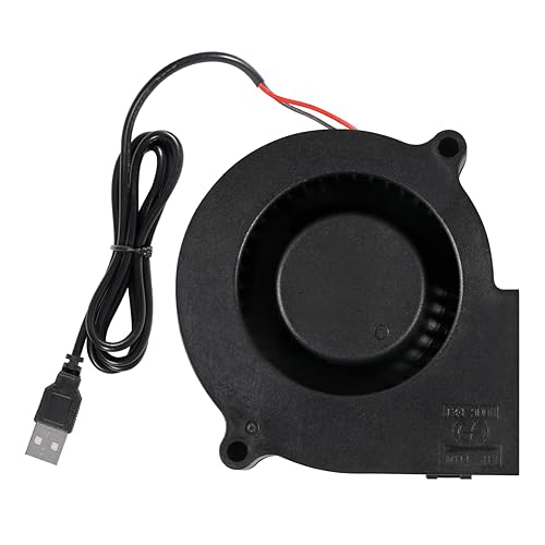 Miniatura 12 de UMLIFE 2 PCS 75mm 5V USB Fan 75mm x 15mm Fan 5V USB DC Brushless Cooling Blower Fan