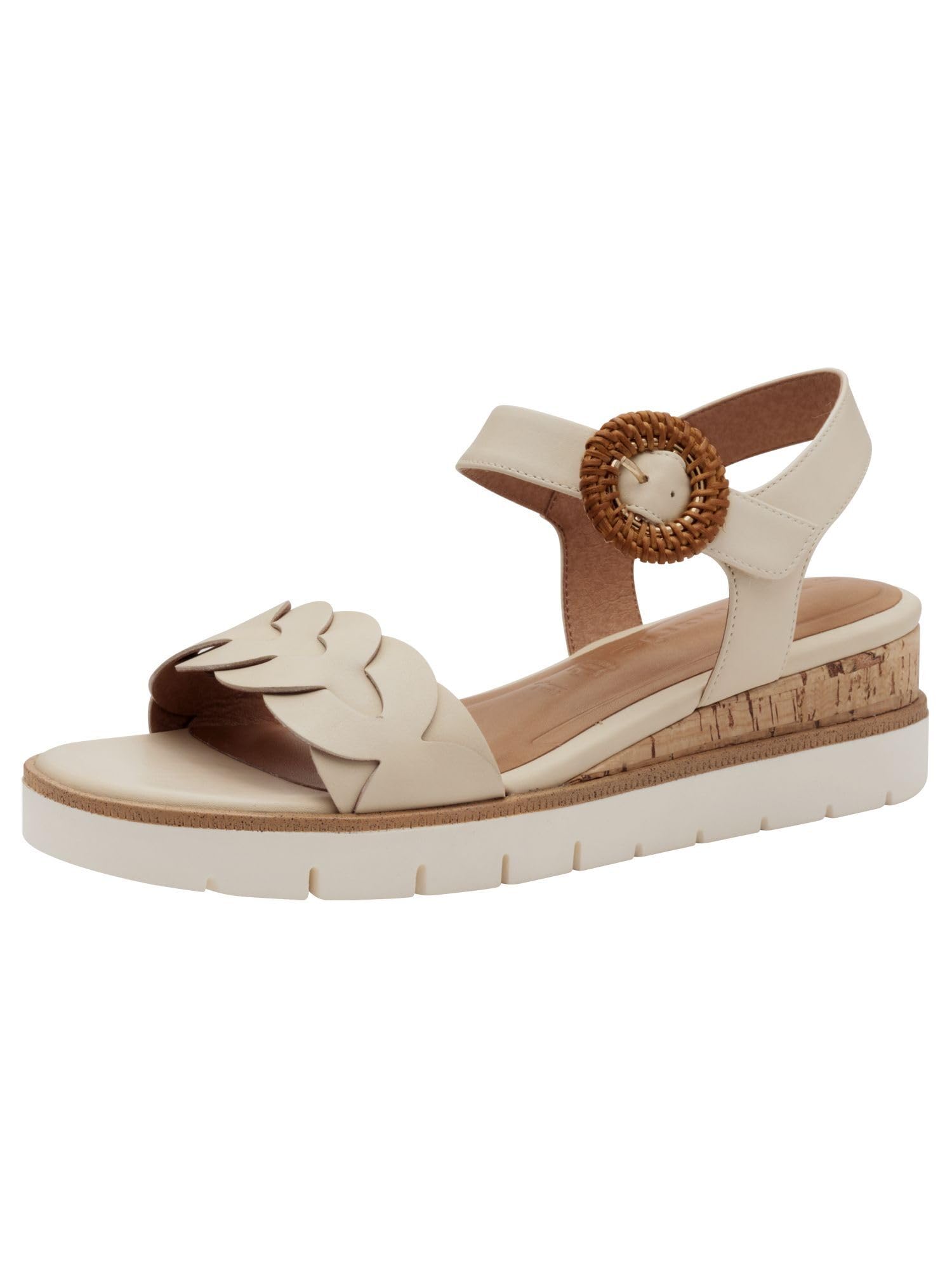 Tamaris Sandal Brown, Ivory, 6 UK