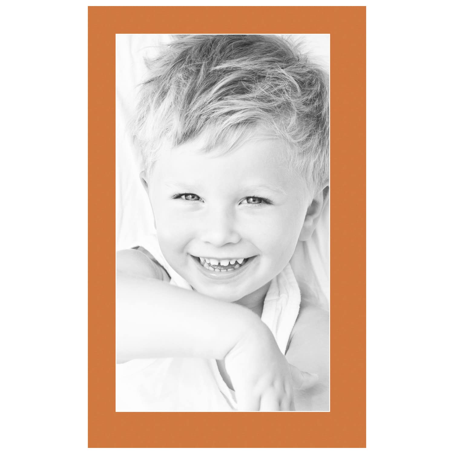 13x23 Tangerine / Octoberfest Custom Mat for Picture Frame with 9x19 opening size (Mat Only, Frame NOT Included)