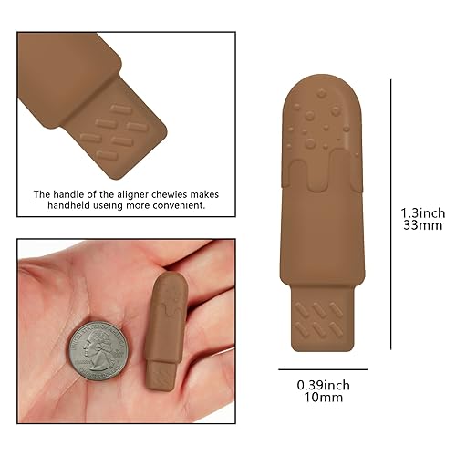 Miniatura 2 de 10 unidades de alineadores masticables para Aligner Chompers masticables para alineador Invisalign, bandejas de alineador de ortodoncia, masticables