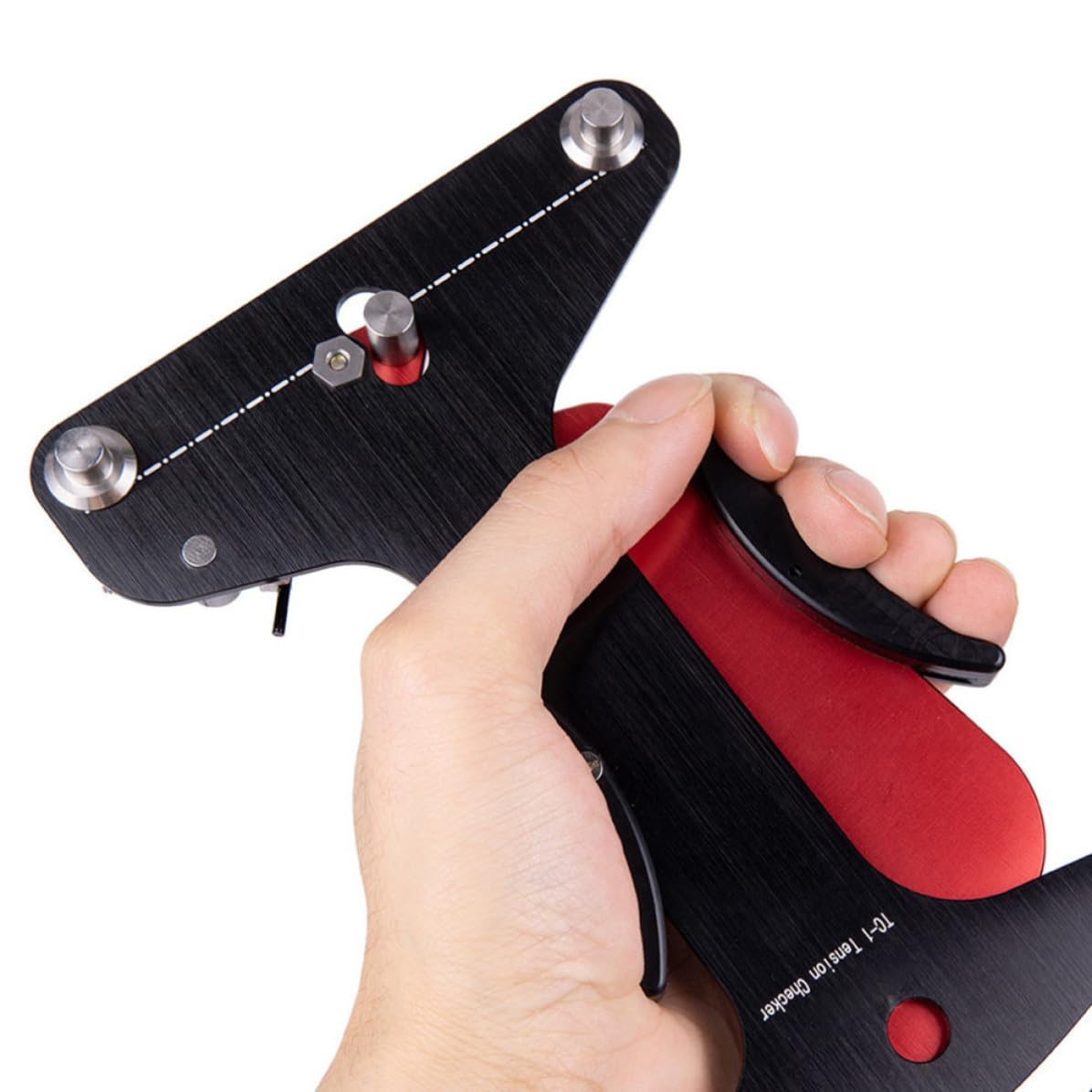 Hemobllo Portable Bike Spoke Tension Meter for Steel and Aluminum Spokes Easy to Use Aluminium Alloy Wheel Measuring Tool