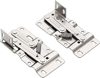 Furniware 2 Pair Tip Out Tray Hinges,Standard Sink Hinges for Sink-Front Drawer,Steel