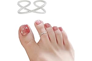 Sterling Silver Criss Cross Toe Ring