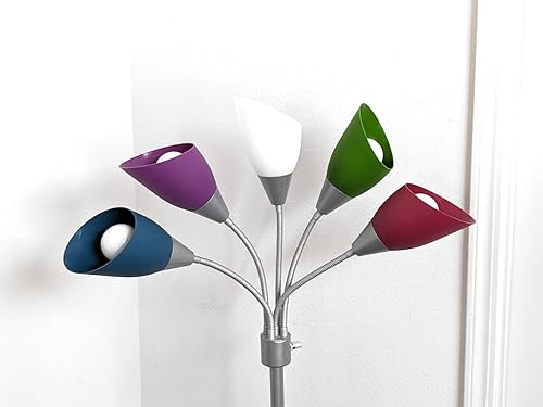 Miniatura 2 de Paquete de 2 pantallas de plástico Quaray T50 de 4-12 pulgadas para lámpara de pie Torchiere