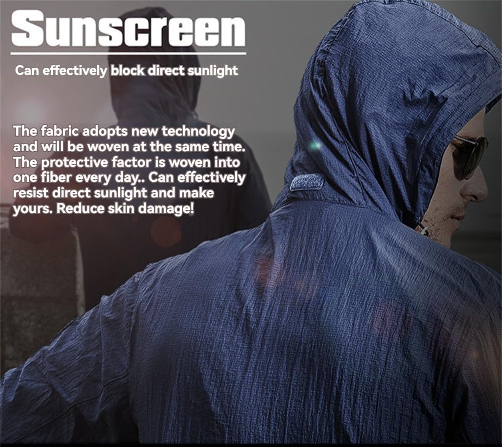 Ropa táctica de protección solar para hombre, impermeable, de secado rápido, protección solar UPF 50, ligera