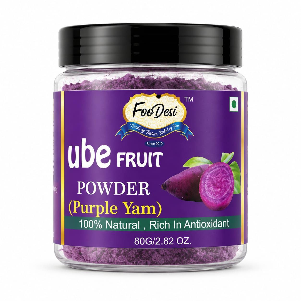 FOODESI Ube Fruit Powder (Purple Yam) 80g | 100% Natural Purple Yam Powder | Rich in Antioxidants | For Baking, Desserts, Smoothies & Beverages-image-10