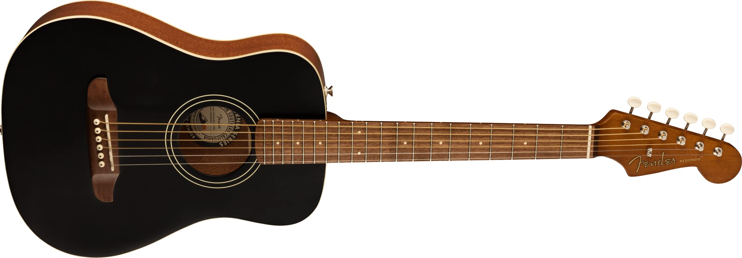 Fender アコースティックギター Redondo Mini, ブラック Fender REDONDO MINI -Black-《アコギ》 : ギタープラネット