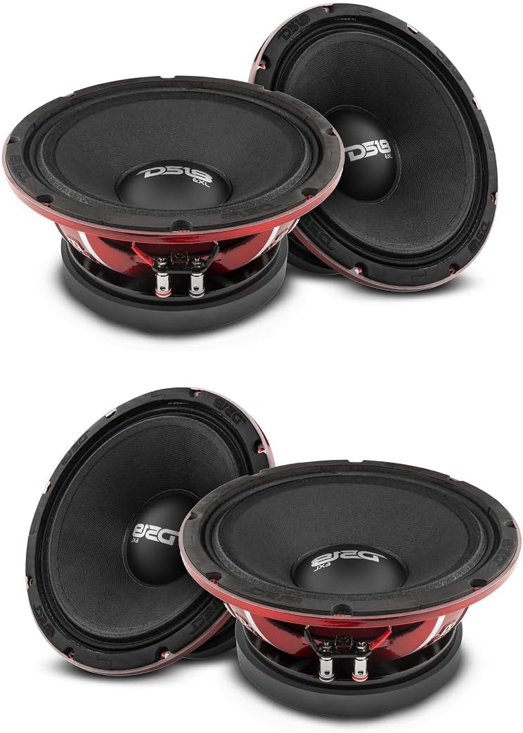 2) DS18 PROEXL104 Competition 10″ Midrange Speakers 2000