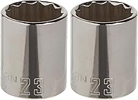 Vista 15 de CRAFTSMAN Llave poco profunda, métrica, accionamiento de 1/2 pulgada, 21 mm, 12 puntos (CMMT44249)