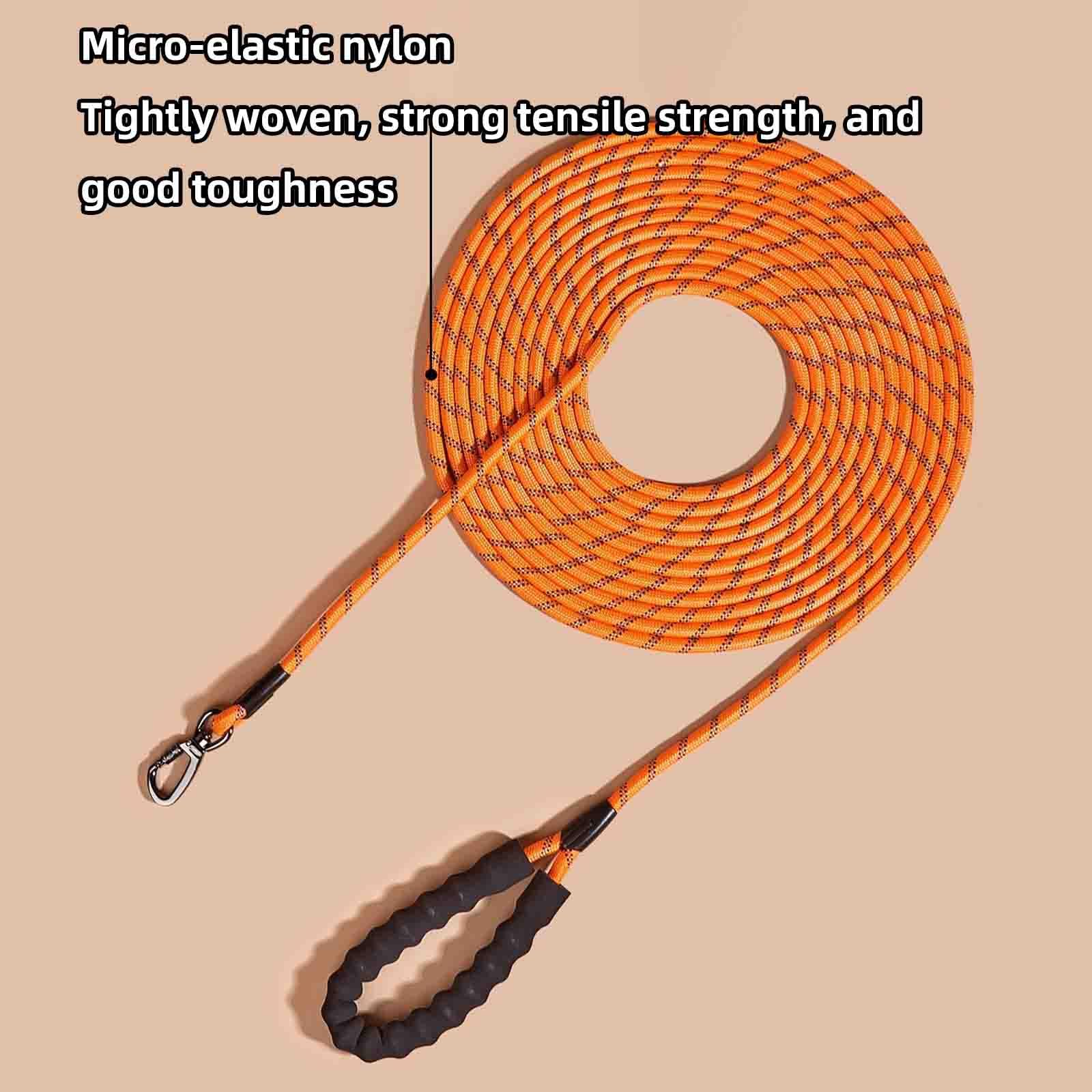 Guinzaglio Per Cani Taglia Grande Addestramento Guinzaglio Cane (Black,2m/ 0.8cm)