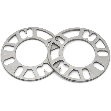 GoldenSunny Pack of 2, Aluminum Alloy 4 and 5 Lug 5mm Thickness Universal Wheel Spacers - Fit PCD 98-120