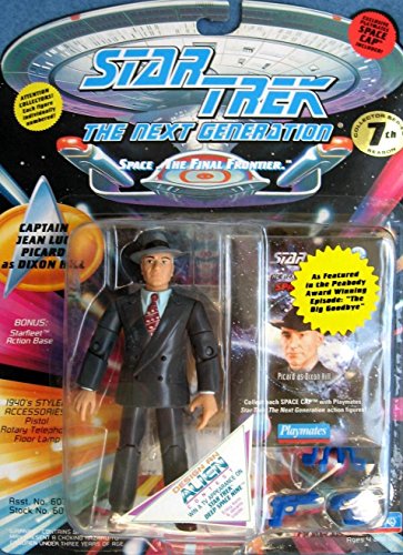 Star Trek The Next Generation Captain Jean Luc Picard as Dixon Hill 4 inch Action Figure