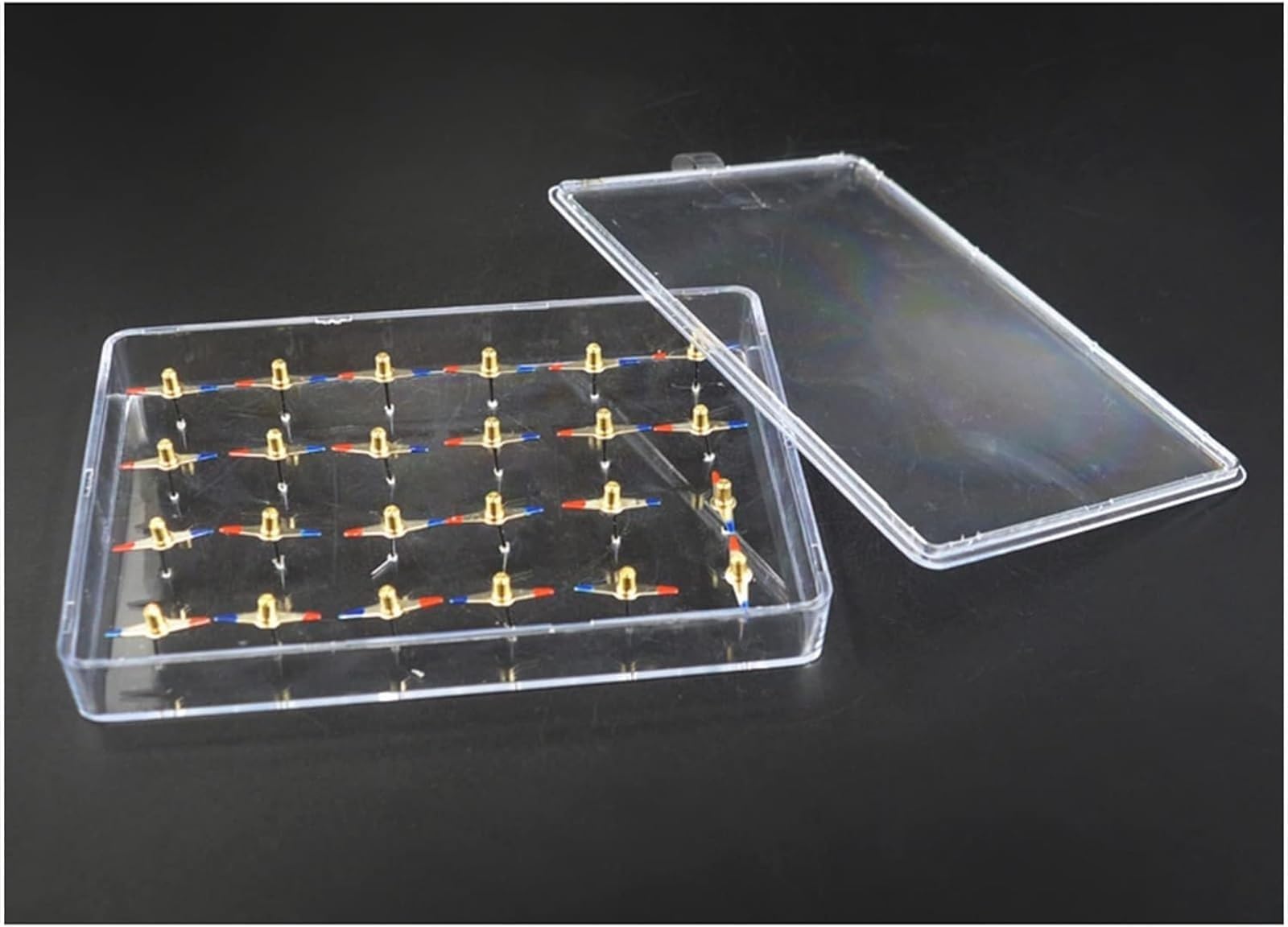 TIANQIHAO Magnetic Field Demonstration Plate, 1 Set Of Magnetic Field Teaching Apparatus Student For Physics Teaching Magnetic Molecular Model Simulates Magnetic Molecular Structur