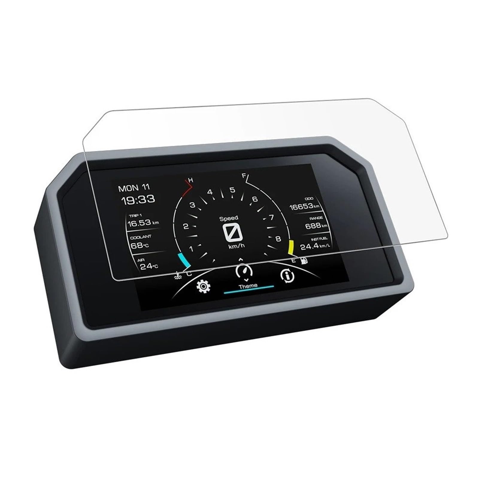 Per TMAX 560 Per Tech Per Max 2022-2025 Moto Protezione Antigraffio Pellicola Per Strumenti Accessori Accessori Schermo Cruscotto Cruscotto Proteggi Schermo(X1)
