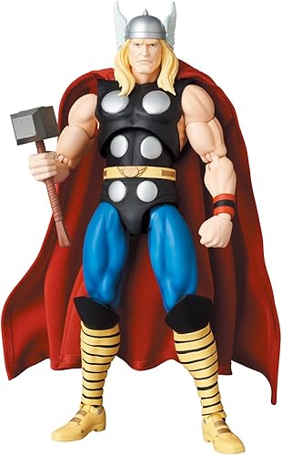 Miniatura 8 de MAFEX No. 182 THOR Thor (Comic Ver.) Altura total: Aprox. 6,3 pulgadas (6.299 in), sin escala, figura de acción pintada