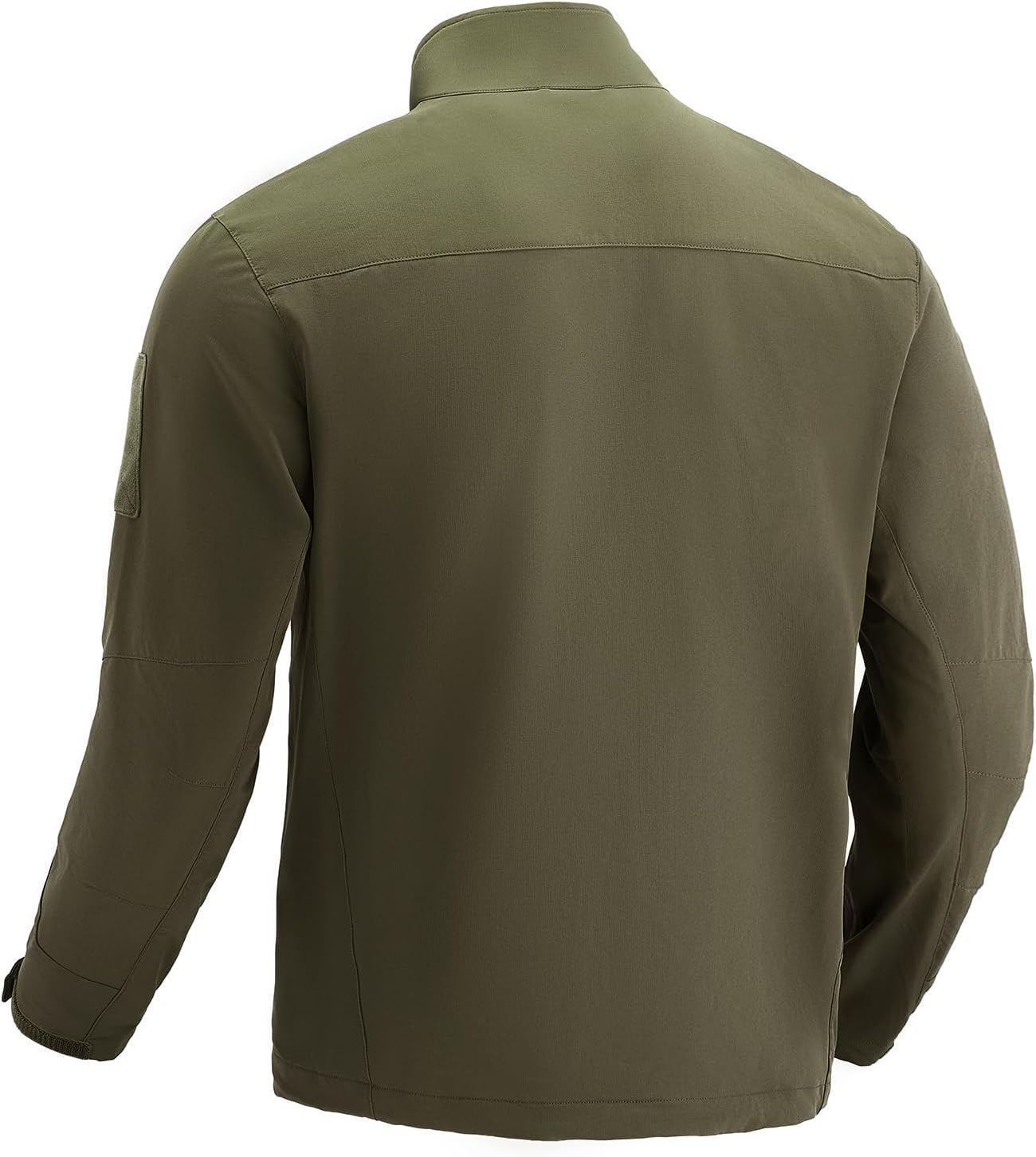 Men's Lightweight Waterproof Jacket,Tactical Rain Zip Up Softshell Jacket Windbreaker Casual for Hiking Travel Golf - Image 3