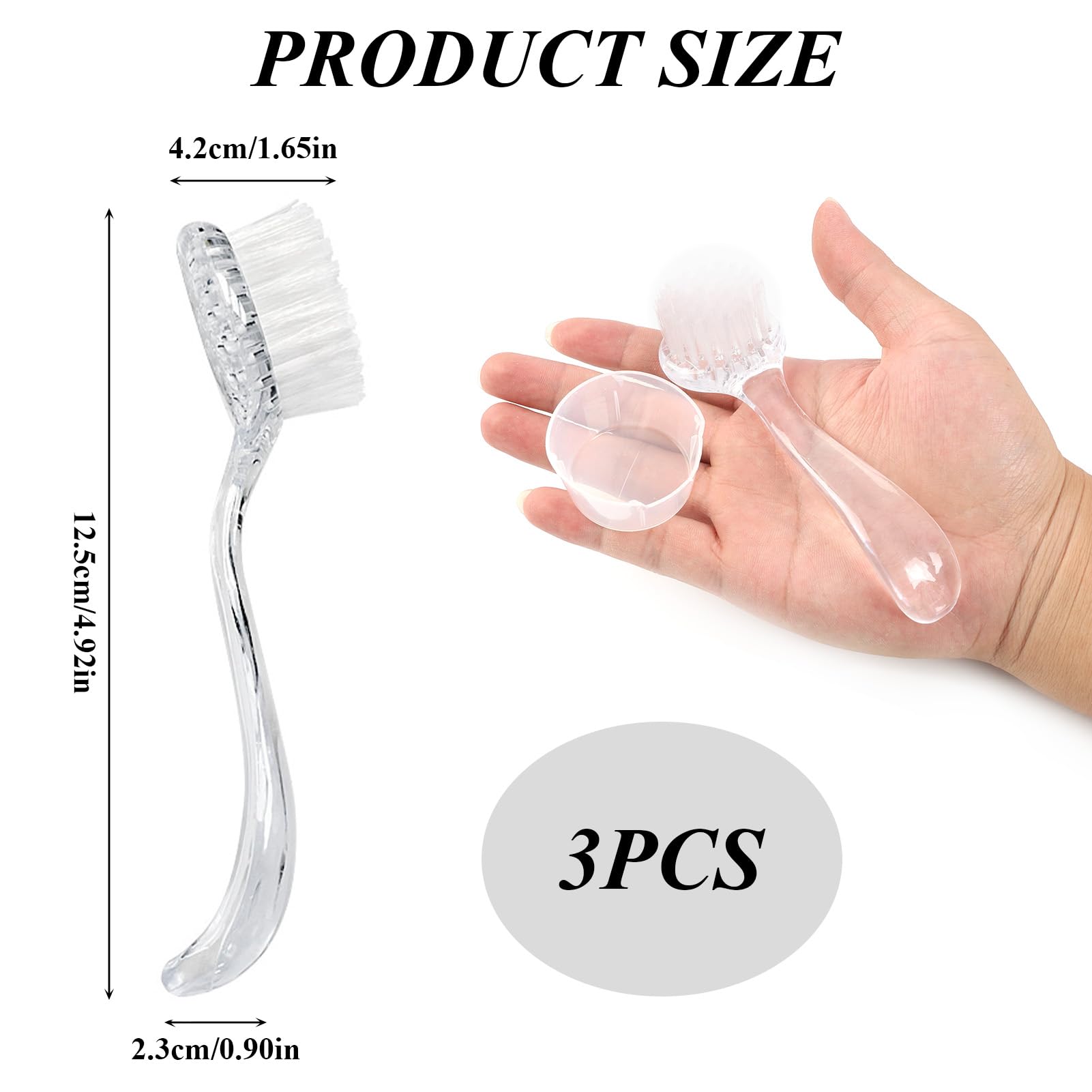 3 PCS Facial Cleansing Brush, Face Exfoliator Tool - Image 2