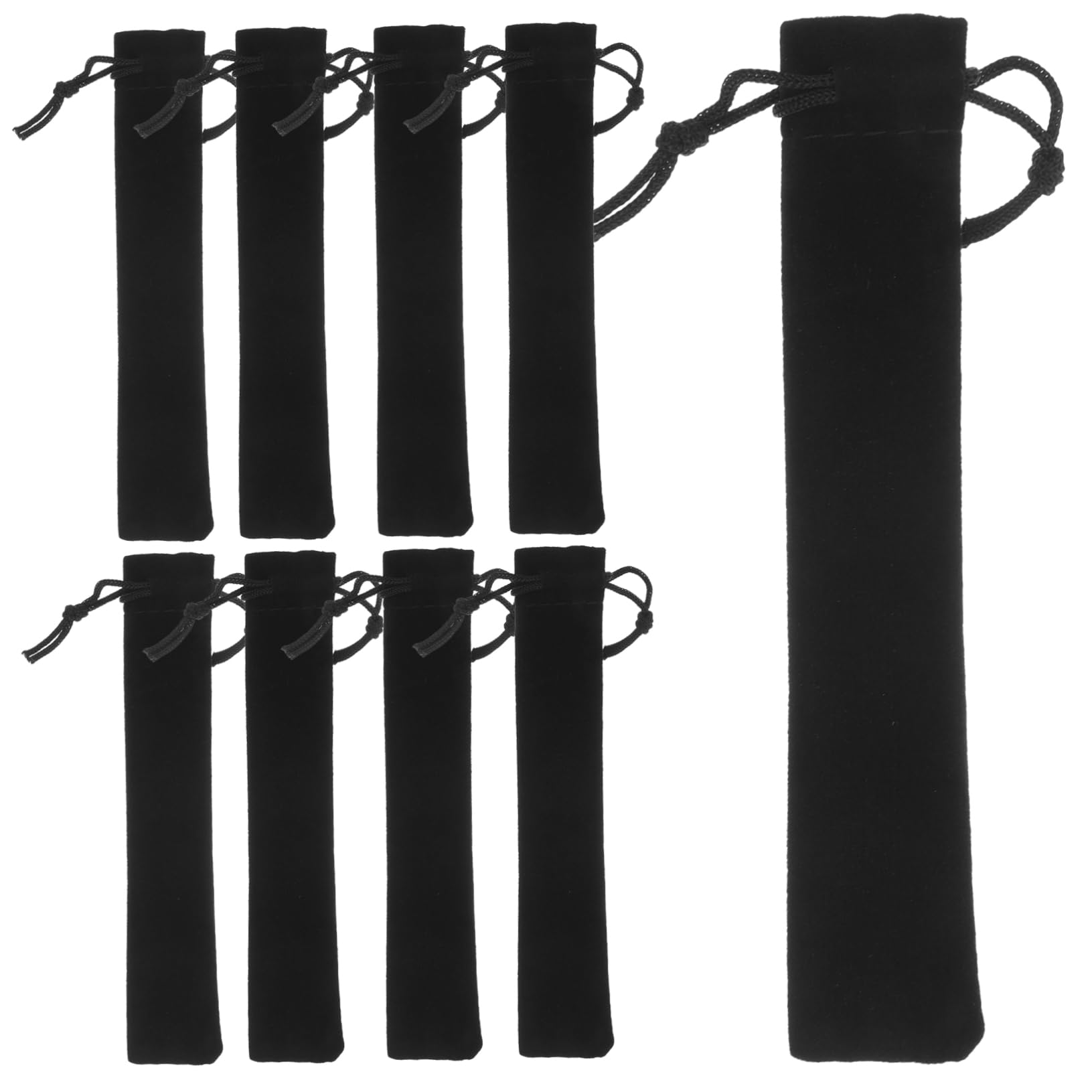 Custodie Penne 100 Pz Sacchetto Della Matita Mini Portamatite Scatole Di Penna Singolo Caso Della Penna Sacchetto Della Matita Con Coulisse Di Imballaggio Coulisse Manicotto Della