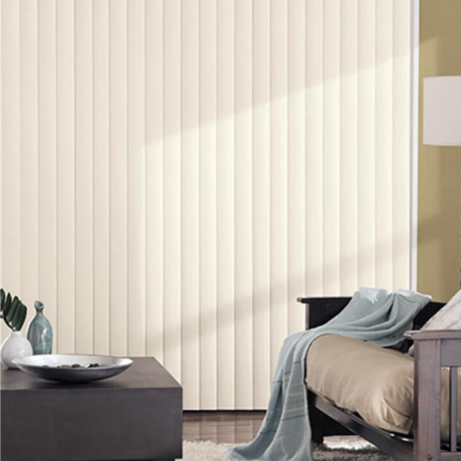 Cortina Lamas Verticales,Persianas Venecianas Opaca de Tela de Poliéster,Cortina de Protección Solar Y Privacidad,para Balcón Puertas Y Ventanas,Personalizable,Ancho X Alto (90cm x 220cm)