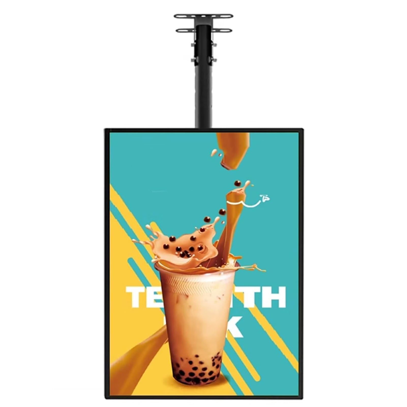 STWBHW Frame LED Light Box,Plug-in Advertising Frame Display, Vertical Slim Led Display Screen Board, Wall Mounted Backlit Digital Menu Boards,Slim Snap Aluminum Alloy LED Light Box(90CM,60CM)