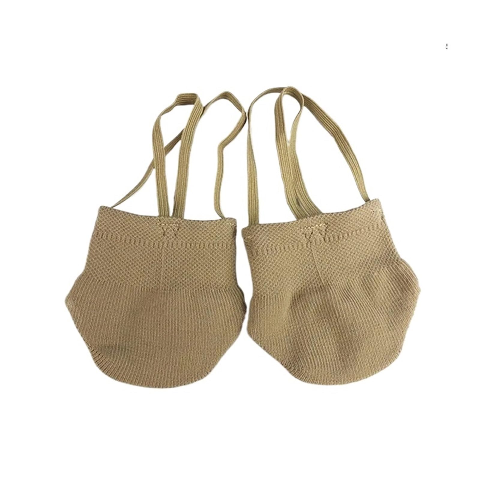 BGHYJKOL Half Sole Dance Shoes Rhythmic Gymnastics Soft Half Socks Art Gym Dance Shoes Professional Competition(M)