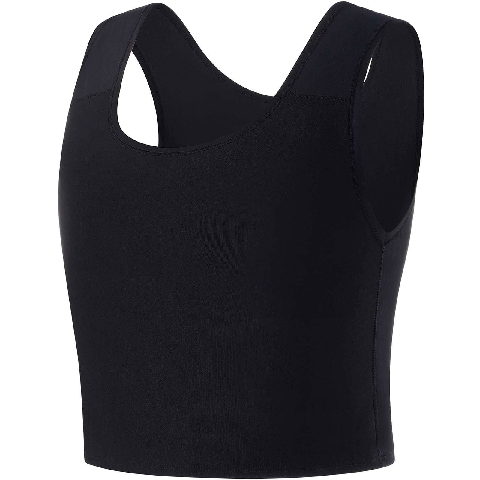 GCTBL Trans Chest Binder Transgender FTM Cosplay Breathable Half Breast Binder Tank Top