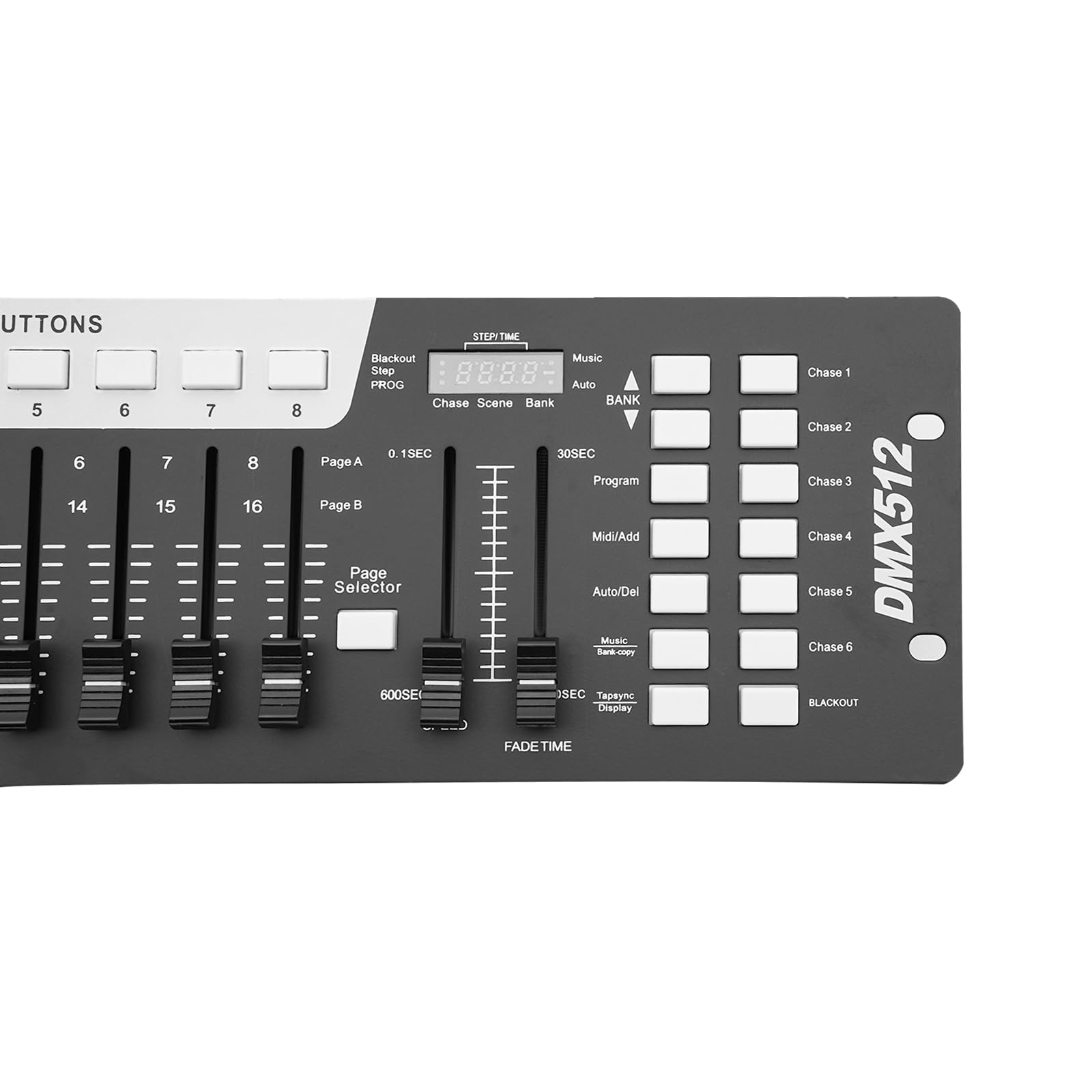 Console di mixaggio luci Dmx Controll, controller Dmx 192 canali Console DJ Dmx, controller mixer luci Dmx 512, controller di illuminazione DMX per luci a testa mobile Par Lights Fog Machine