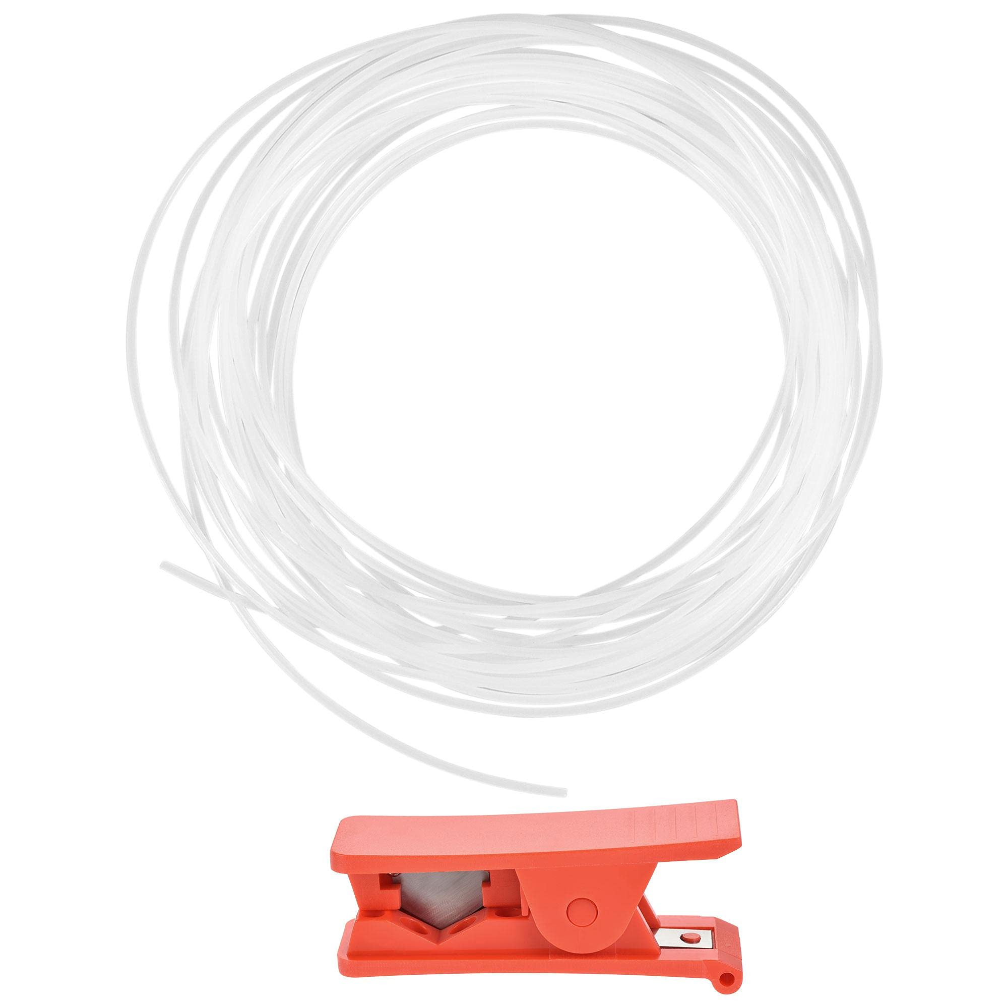 uxcell PTFE Tubing Hose High Temperature Multifunctional Pipe White 0.6mm/0.02ID x 1mm/0.04OD x 16.4ft with Tube Cutter (B0966XRHVS) Amazon Price History, Amazon Price Tracker