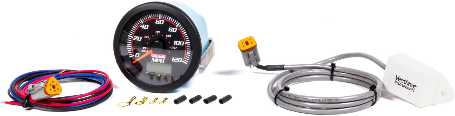 - QuickCar Racing Products 63-300 Redline Speedometer with Receiver