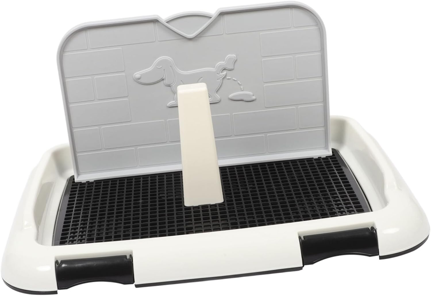 Milisten Dog Toilet Pee Baffle Capacity Indoor Pet Potty Tray for for Easy Cleanup Splashproof and Multifunctional Urine Station