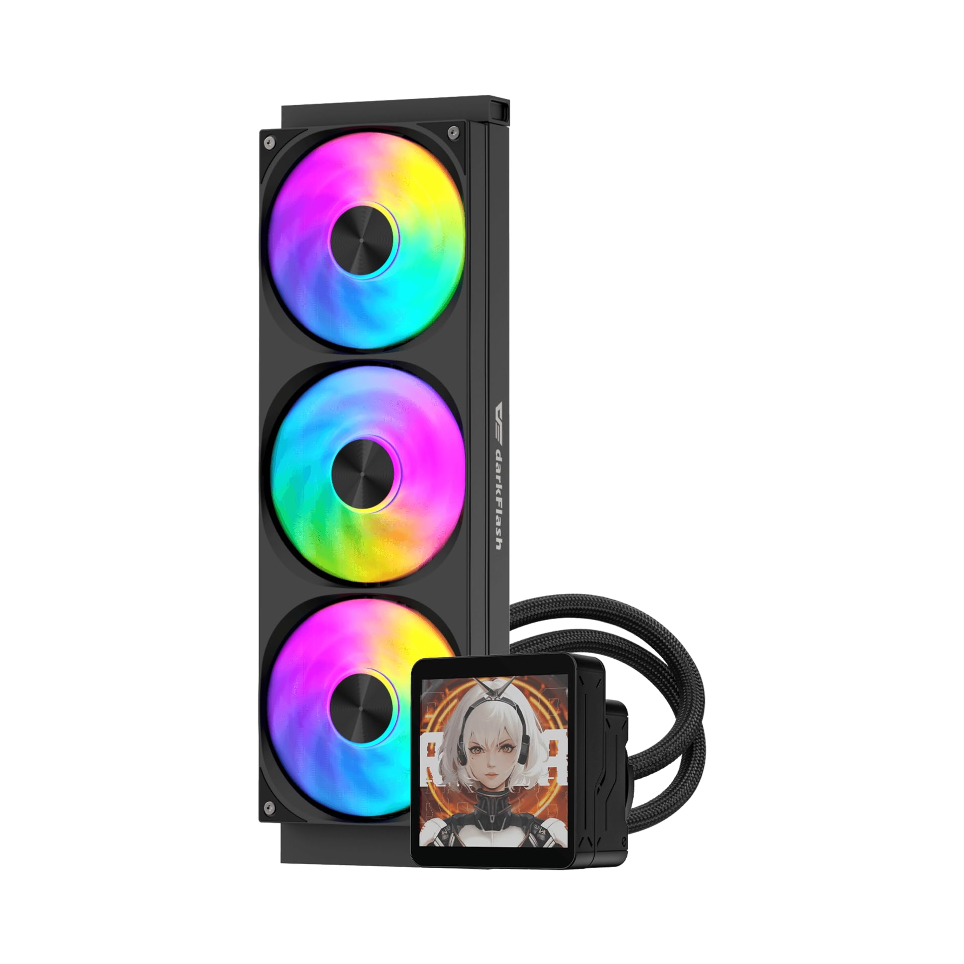 DarkFlash DV360S MAX Refrigeración Líquida para PC, Negro
