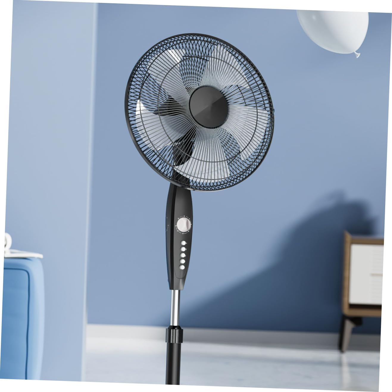 2 Stück Elektrische Ventilator-Timer-Drehknöpfe, Ersatz-Steuerknöpfe für Lüftergeschwindigkeit und Timer-Funktion, weißer ABS-Kunststoff, geeignet für den Heim- und Außenbereich