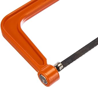 Beta 1725CR Mini Hacksaw for Tight Access Spaces, Alloy Steel with Padded Handle, 6 Blades