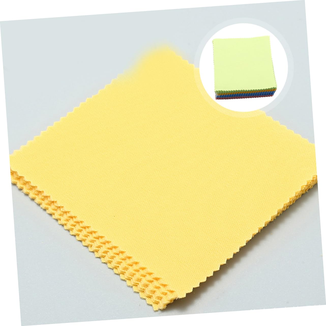 Healeved 500pezzi Panni Microfibra Per Occhiali Salviette Per Pulizia Lenti Per Elettronica e Superfici Delicate